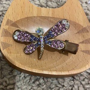 pink and purple dragonfly berret